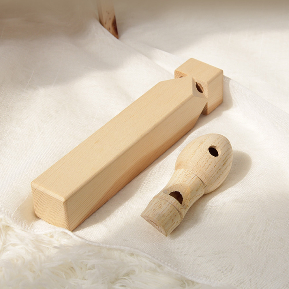 Kids Outdoor Instruments - Wood Bird Call Whistle Smooth Surface