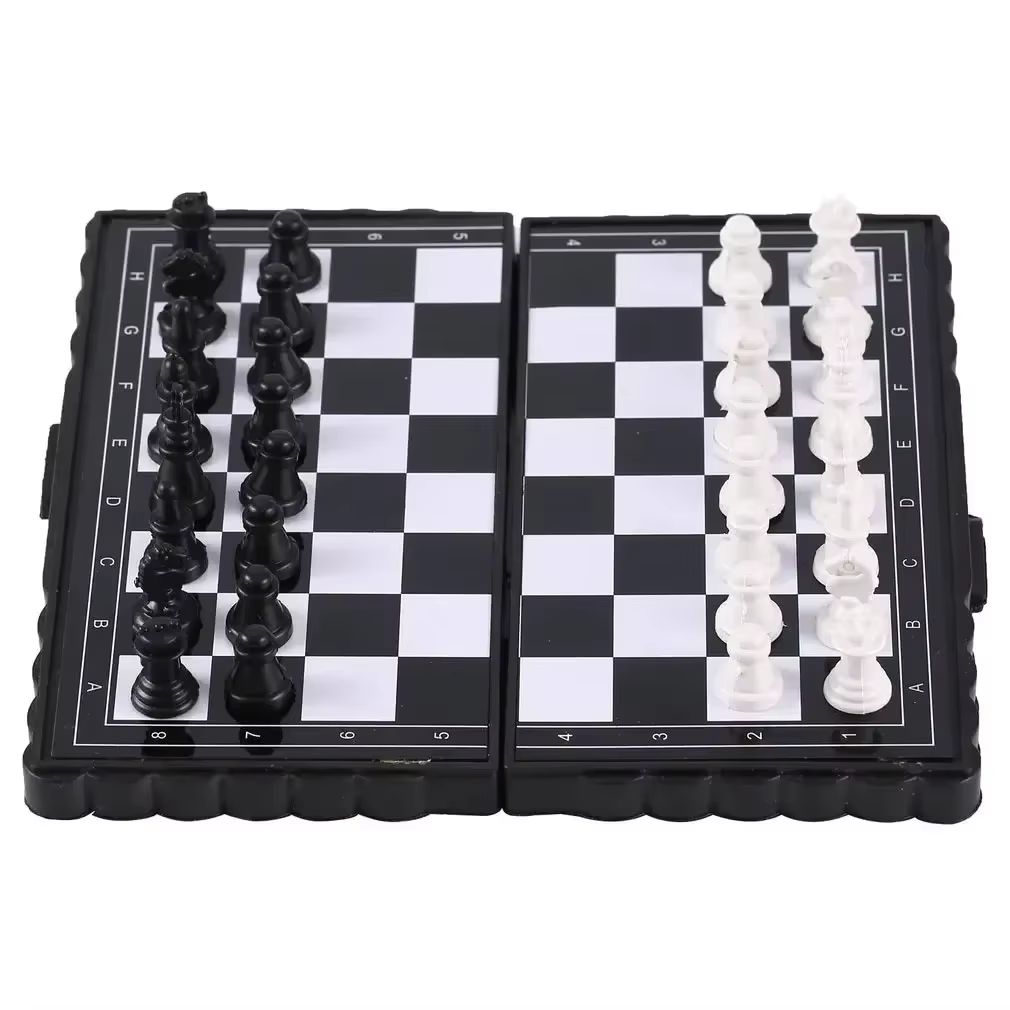 Kids Outdoor Play - 1Pc Mini Magnetic Chess Set Folding