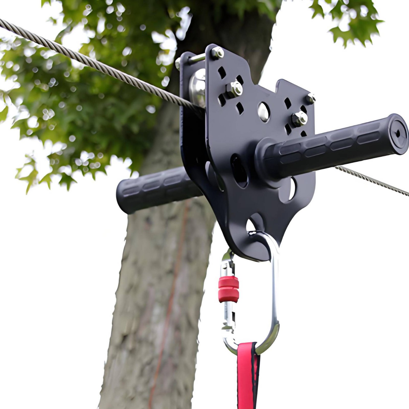 Kids Outdoor Zipline - Kids Zipline Pulley Set DIY Zipline