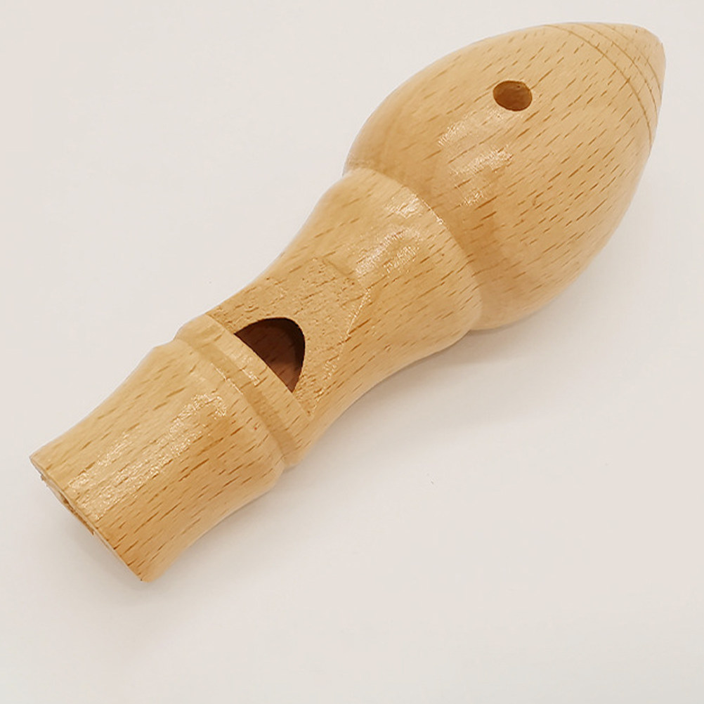 Kids Outdoor Instruments - Wooden Bird Whistle Lifelike Bird Call