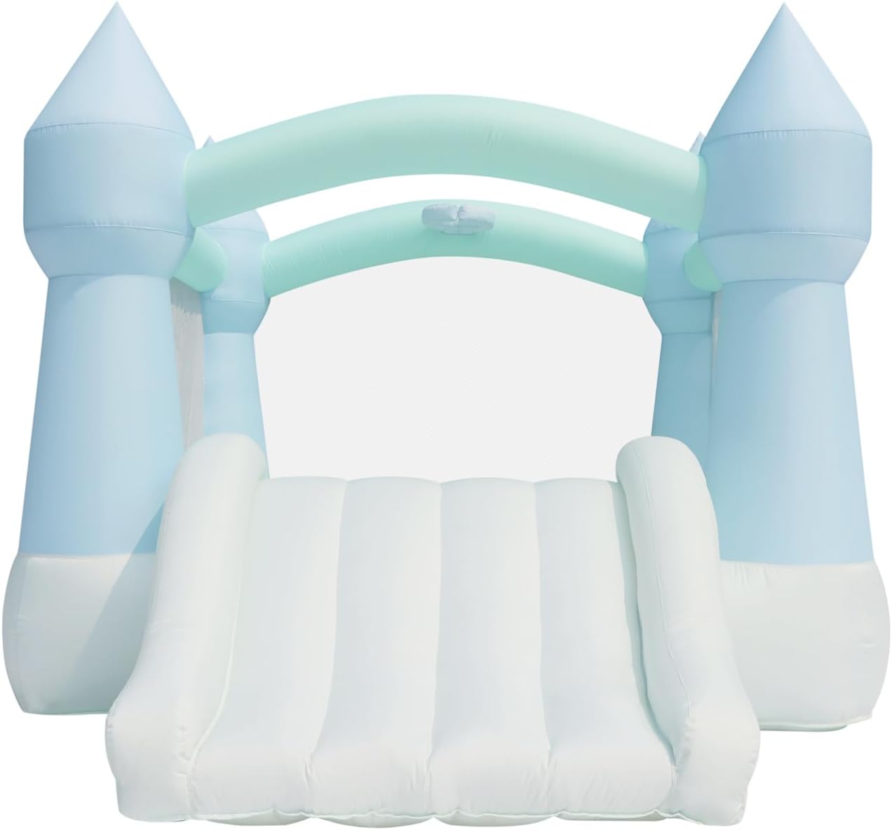 Kids Outdoor Play - Pastel Bounce House with Slide for
