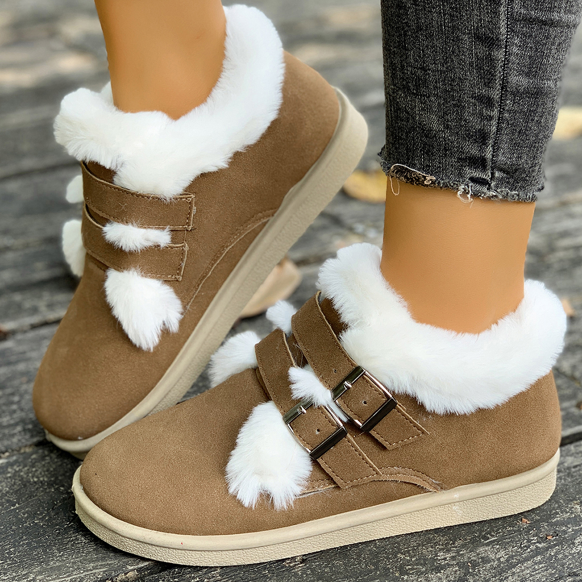Kids Outdoor Boots - Winter Warm New Women Slip on
