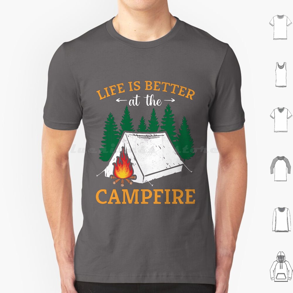 Kids Outdoor Quotes - Funny Campfire Quote Vacation Cool Campfire