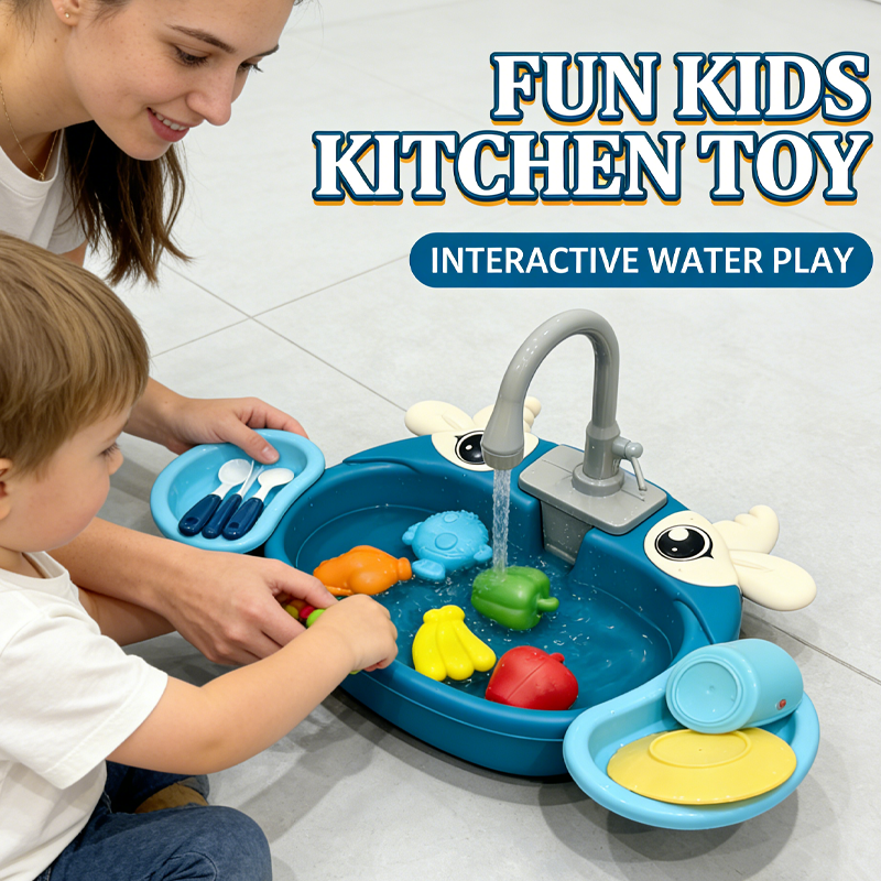 Kids Outdoor Toys B&Q - Children Play Kitchen Set with Simulated