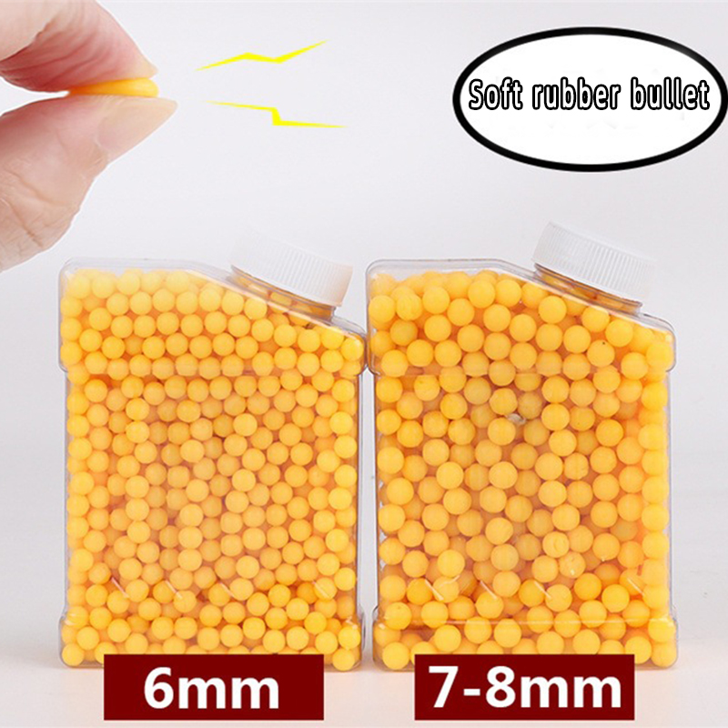 Kids Outdoor Toys B&Q - B 6mm 7-8mm Soft Rubber Bullets