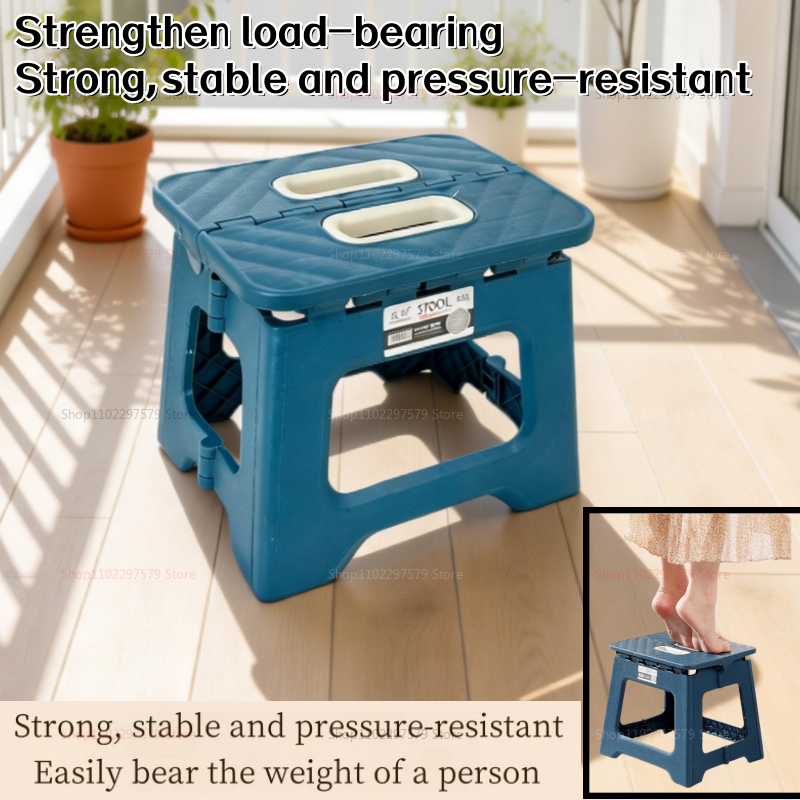 Kids Outdoor Folding Chair - Outdoor Folding Stool Thickened Plastic Saddle