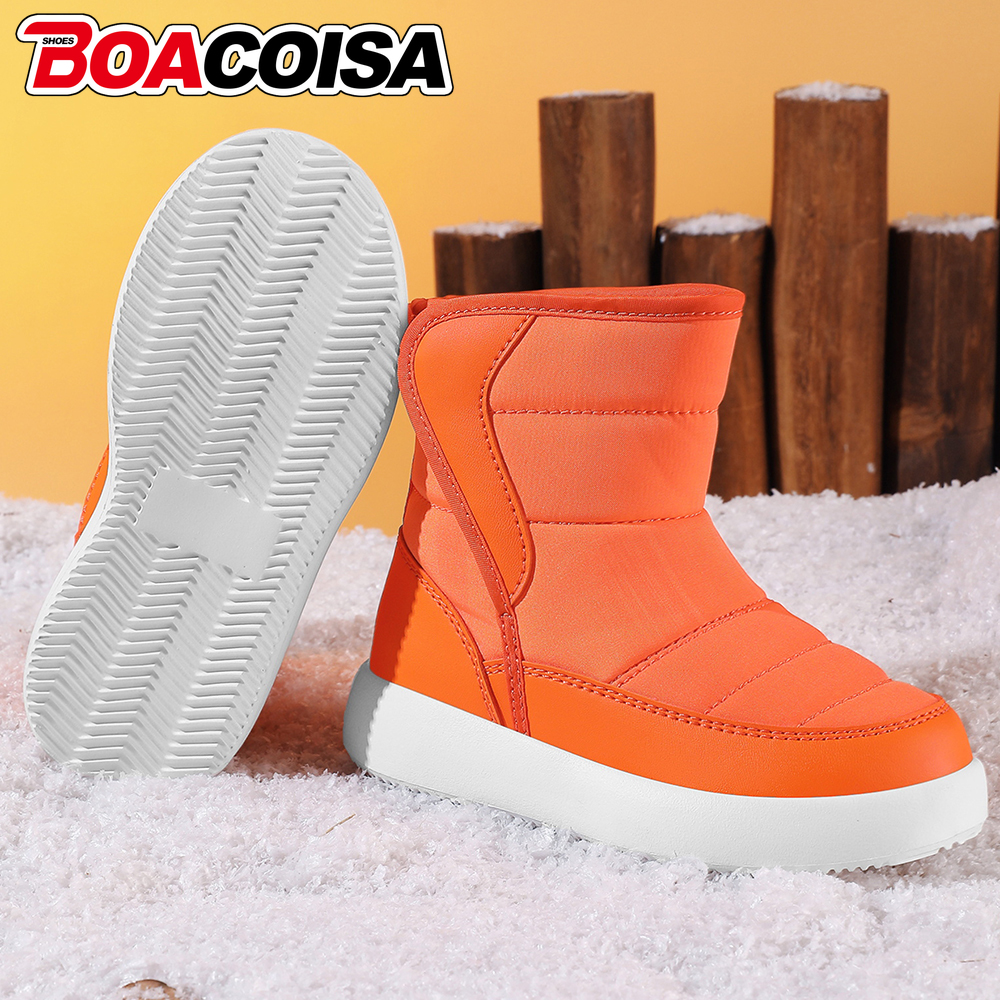 Kids Outdoor Boots - Winter Warm Children's Snow Boots Shoes