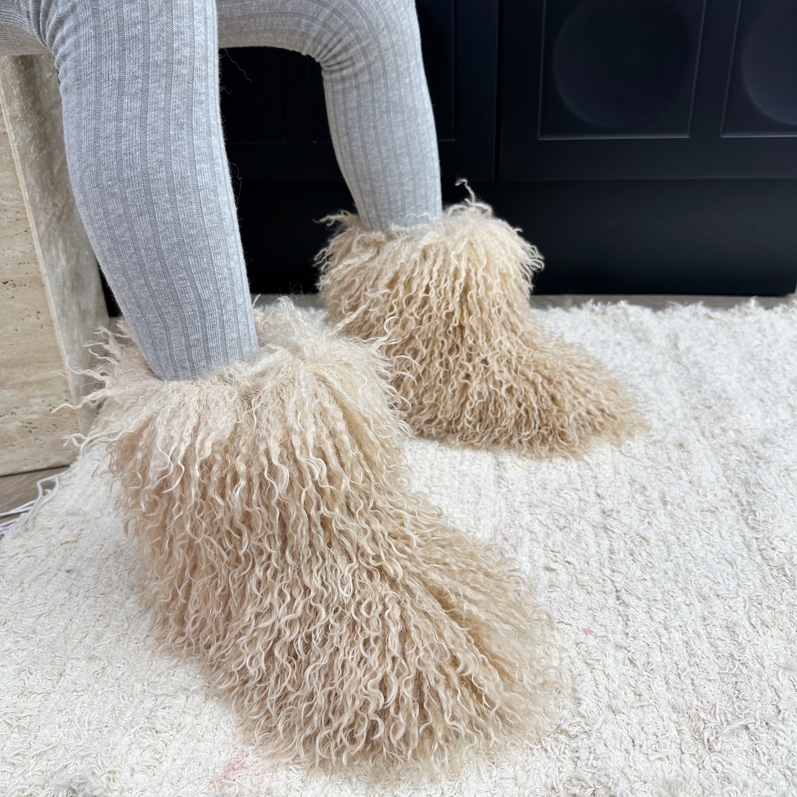 Kids Outdoor Boots - Luxury Thick Fur Boots Kid Girl