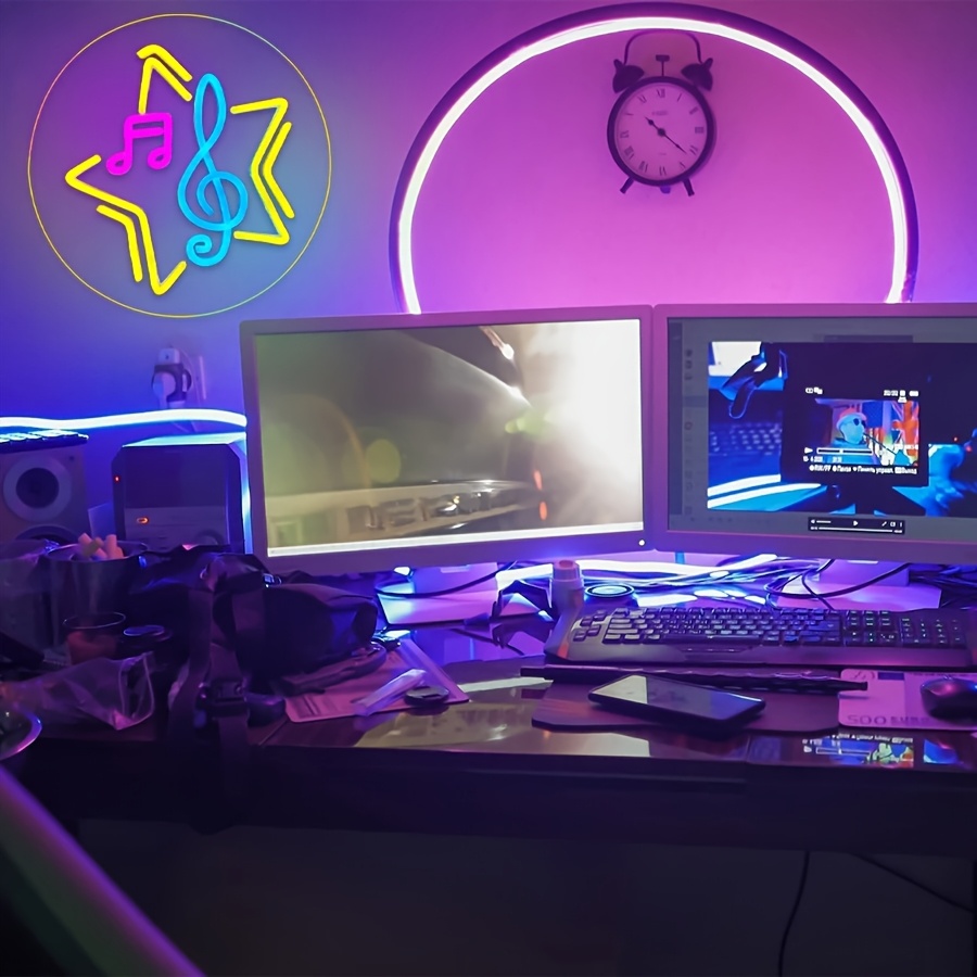 Music Star Note Neon Sign Cute - Kids Outdoor Music recensione e prezzo