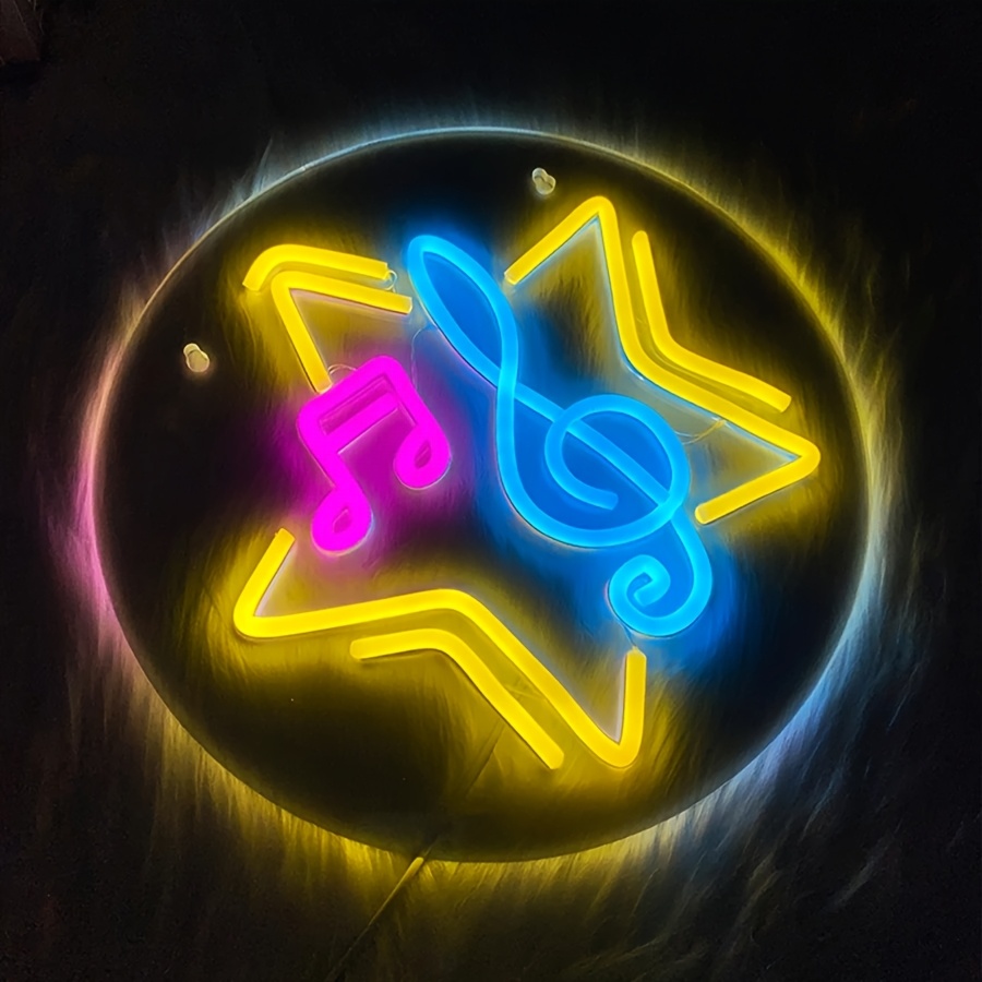 Music Star Note Neon Sign Cute - Kids Outdoor Music recensione e prezzo