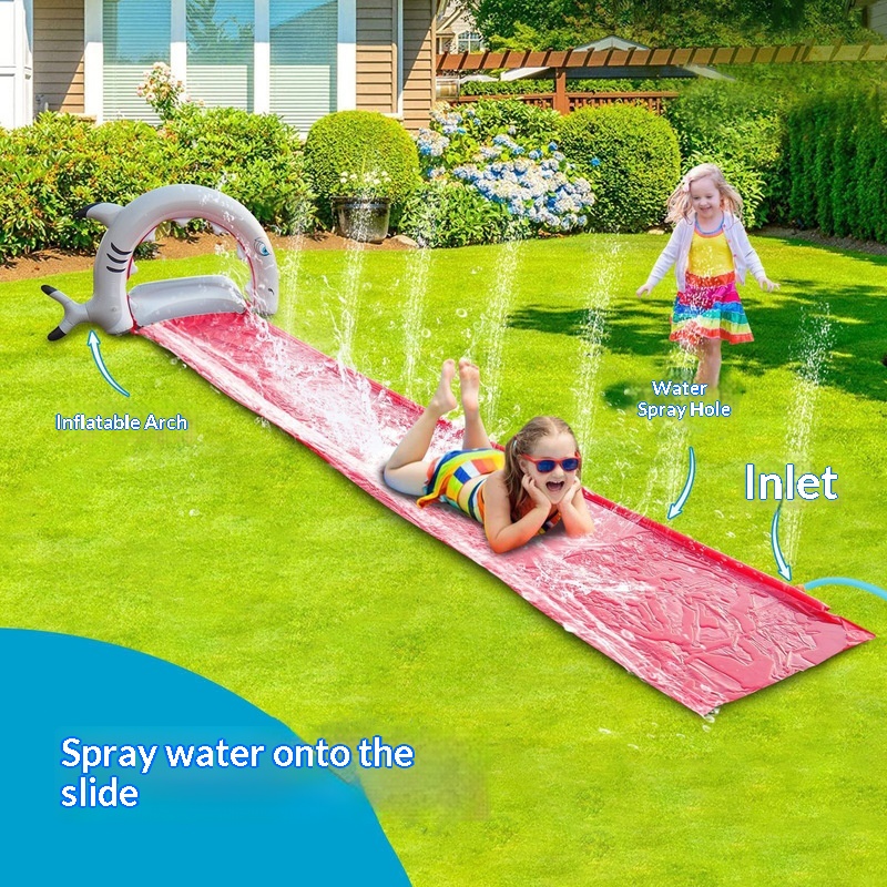 Inflatable Whale Water Slide S - Kids Outdoor Garden Toys recensione e prezzo