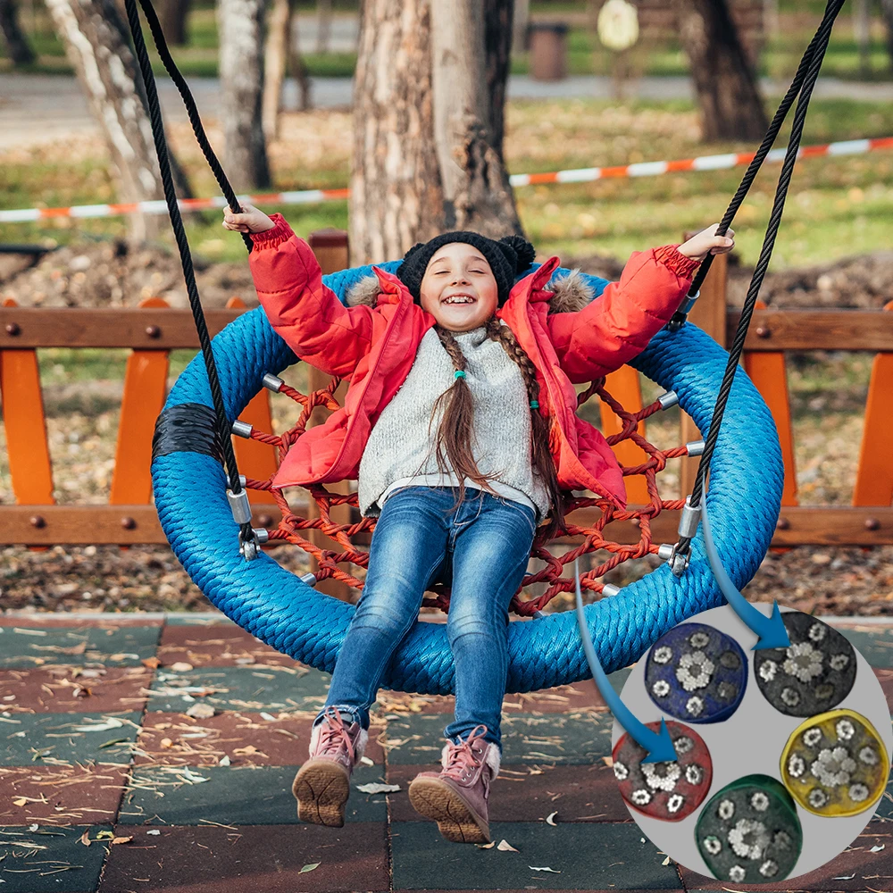 Blue/Red Playground Nest Swing - Kids Outdoor Nest Swing recensione e prezzo