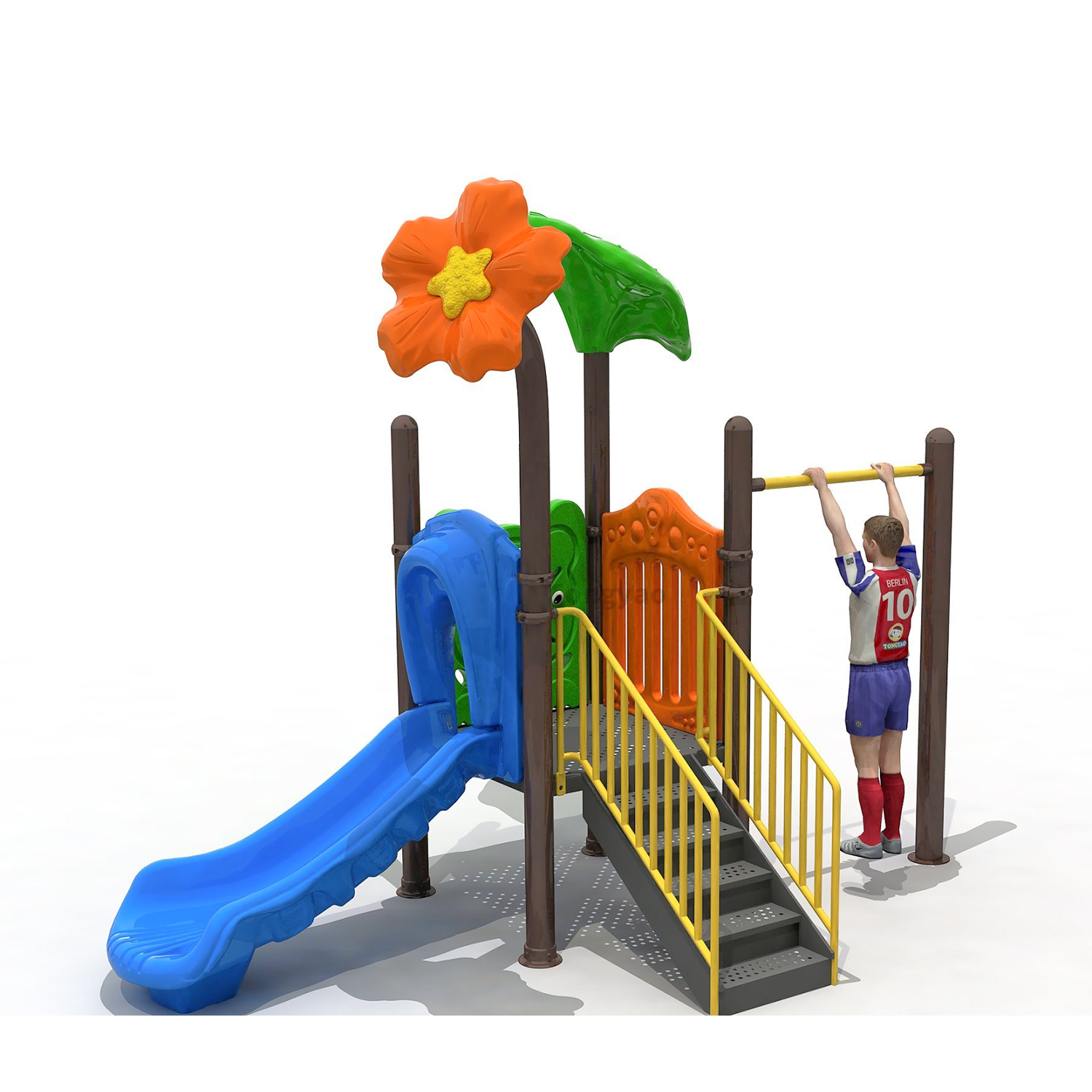 Kids Small Slide With Monkey b - Kids Outdoor Monkey Bars recensione e prezzo