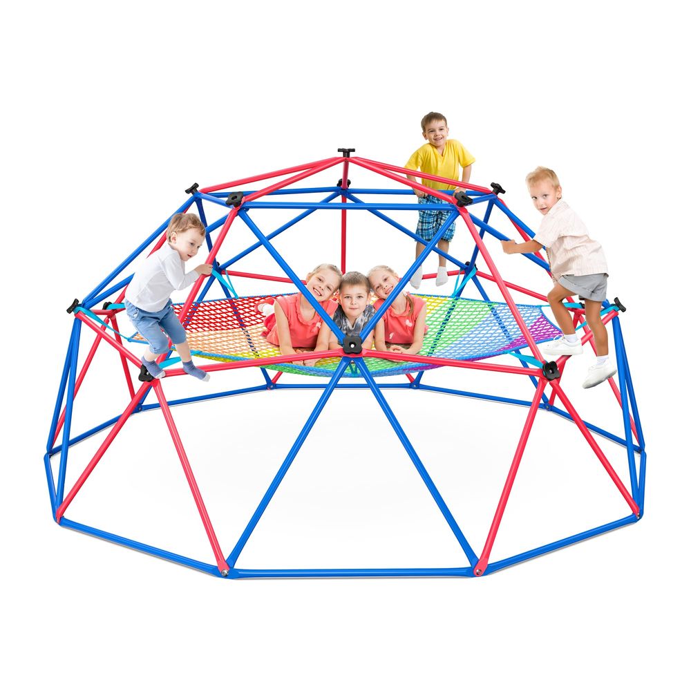 Climbing Dome with Climbing Ca - Kids Outdoor Monkey Bars recensione e prezzo