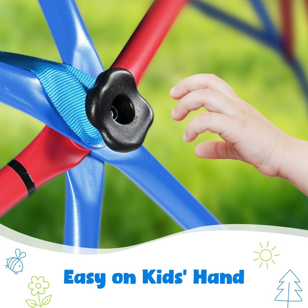 Climbing Dome with Climbing Ca - Kids Outdoor Monkey Bars recensione e prezzo