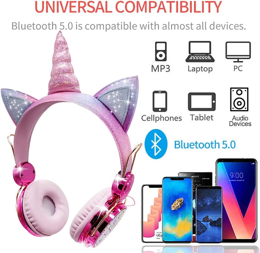 Cute Unicorn Wireless Earphone - Kids Outdoor Music recensione e prezzo