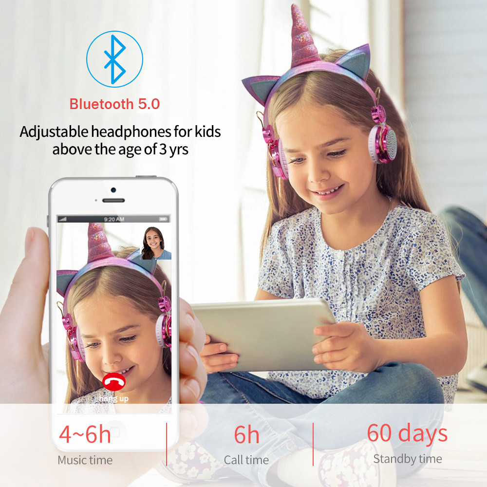 Cute Unicorn Wireless Earphone - Kids Outdoor Music recensione e prezzo