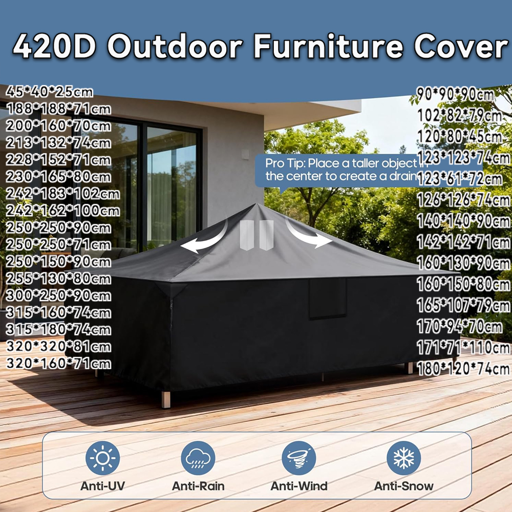 420D Rectangle Patio Furniture - Kids Outdoor Dining Table recensione e prezzo