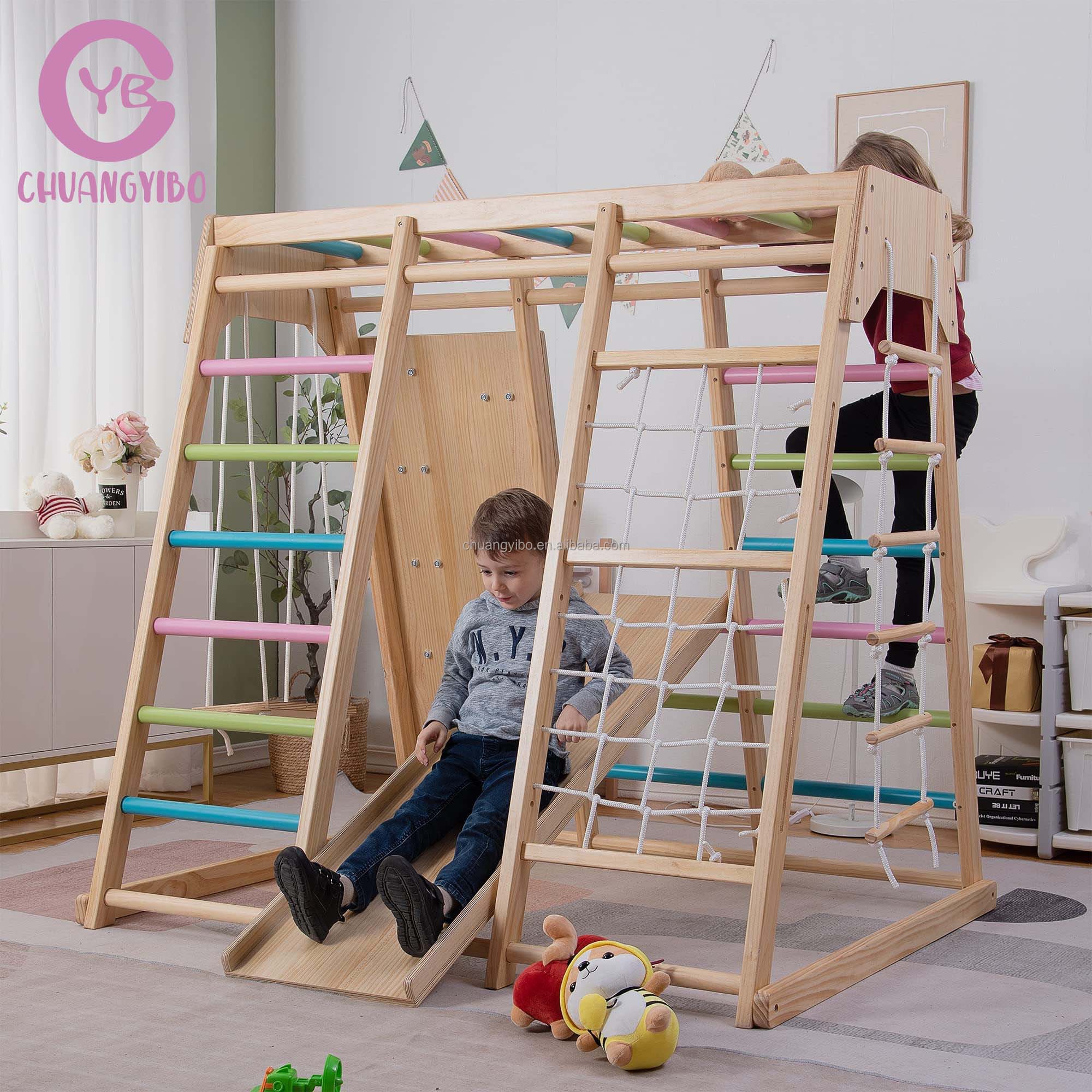 Climbing Walls Amusement Park  - Kids Outdoor Swing Set With Slide recensione e prezzo