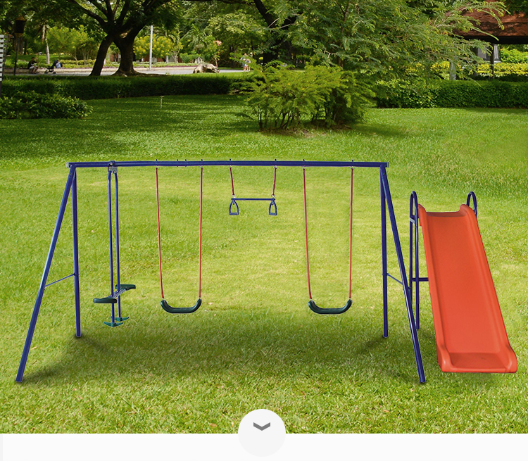 wr-Wholesale Cheap Six Station - Kids Outdoor Swing Set With Slide recensione e prezzo