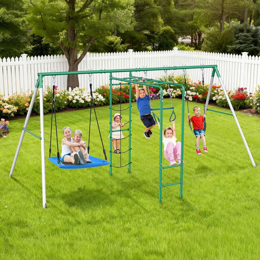 Swing Sets or Backyard with Mo - Kids Outdoor Monkey Bars recensione e prezzo