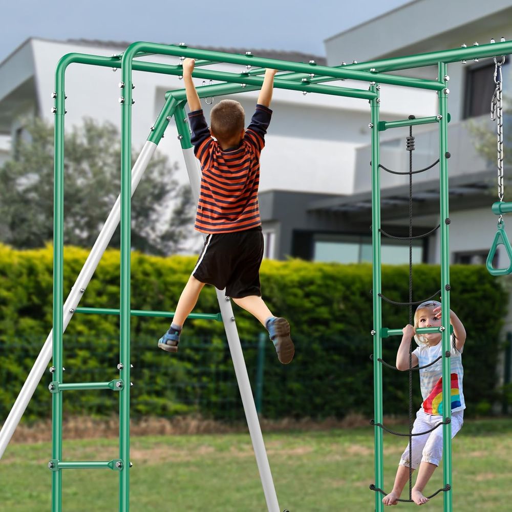 Swing Sets or Backyard with Mo - Kids Outdoor Monkey Bars recensione e prezzo