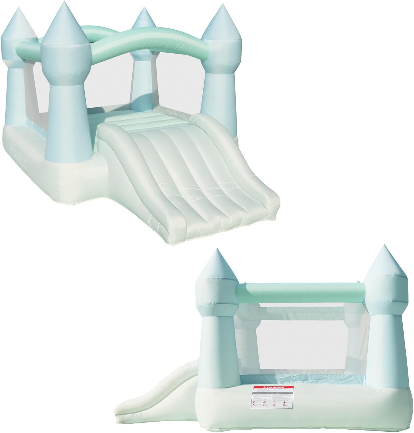 Pastel Bounce House with Slide - Kids Outdoor Play recensione e prezzo