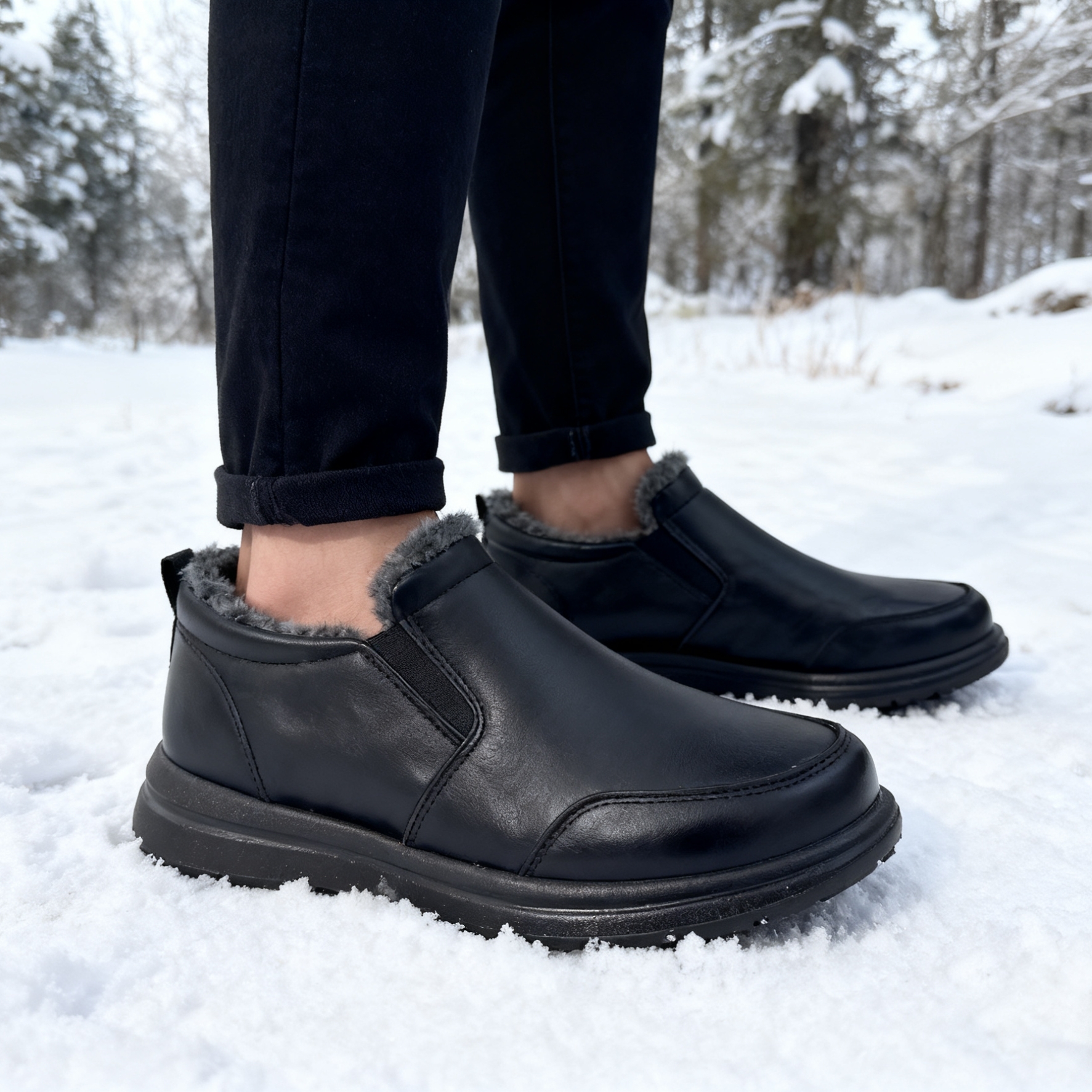 Men's Faux Fur Lined Winter An - Kids Outdoor Boots recensione e prezzo