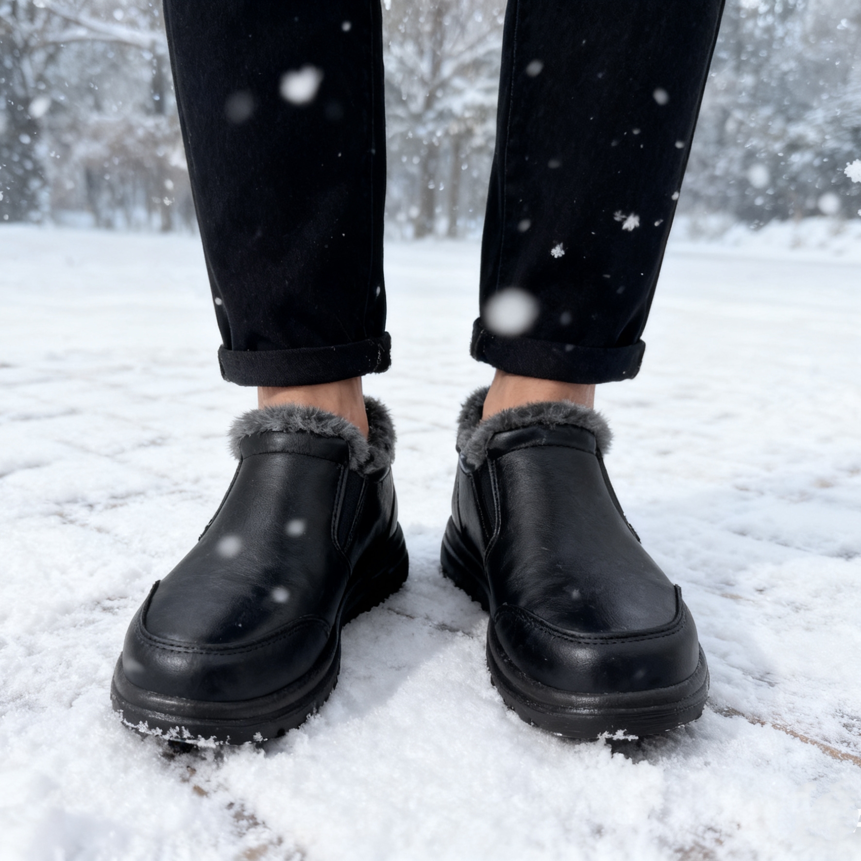Men's Faux Fur Lined Winter An - Kids Outdoor Boots recensione e prezzo