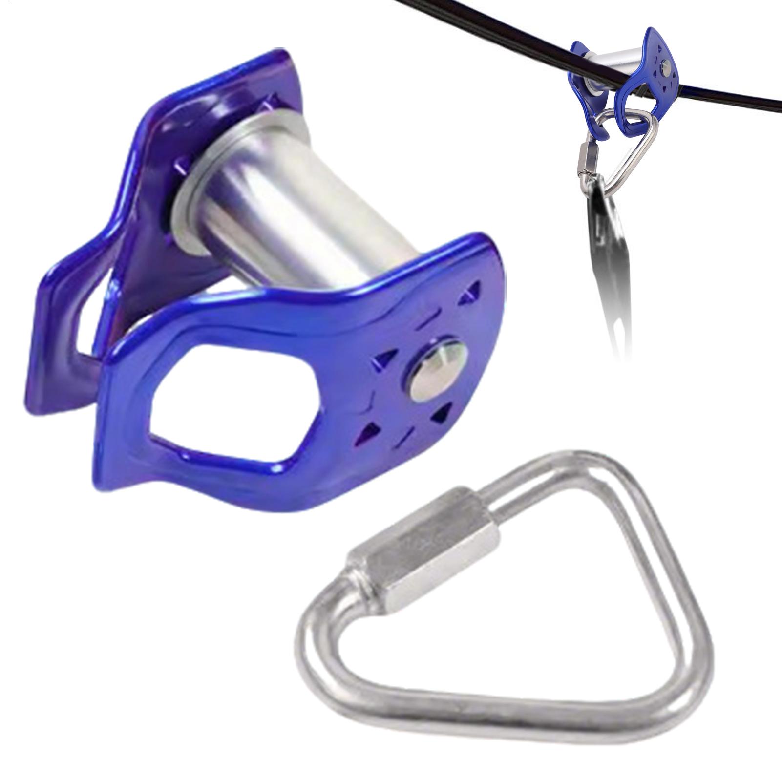 Heavy Duty Zip Line Trolley Qu - Kids Outdoor Zipline recensione e prezzo