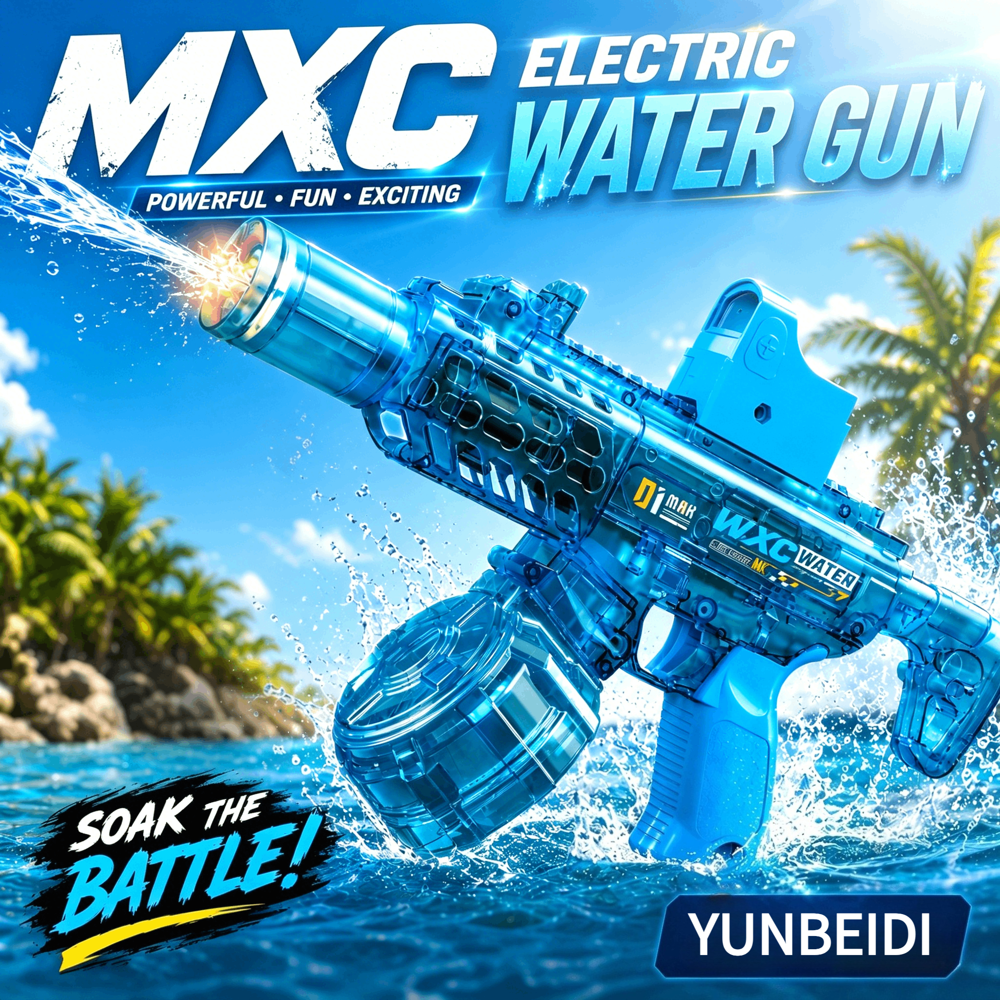 Electric Water Gun Flashing Li - Kids Outdoor Music recensione e prezzo