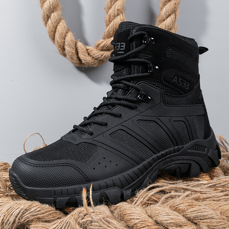 Men Tactical Boots Lace Up Des - Kids Outdoor Boots recensione e prezzo