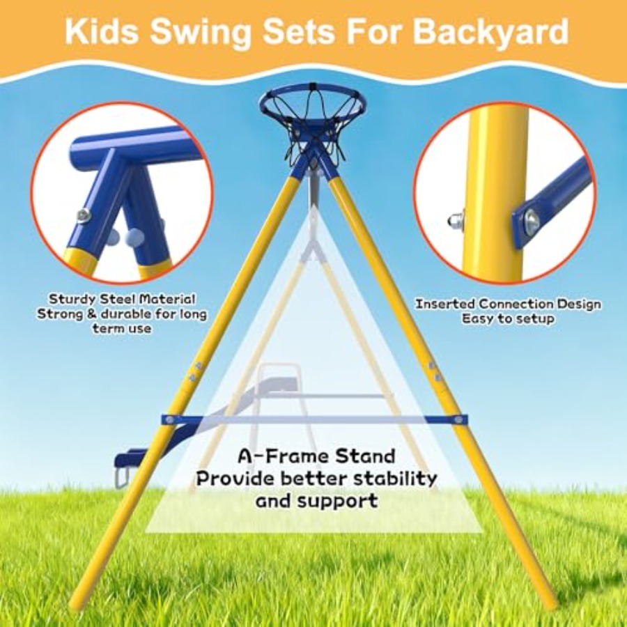 Backyard outdoor playset for k - Kids Outdoor Swing Set With Slide recensione e prezzo