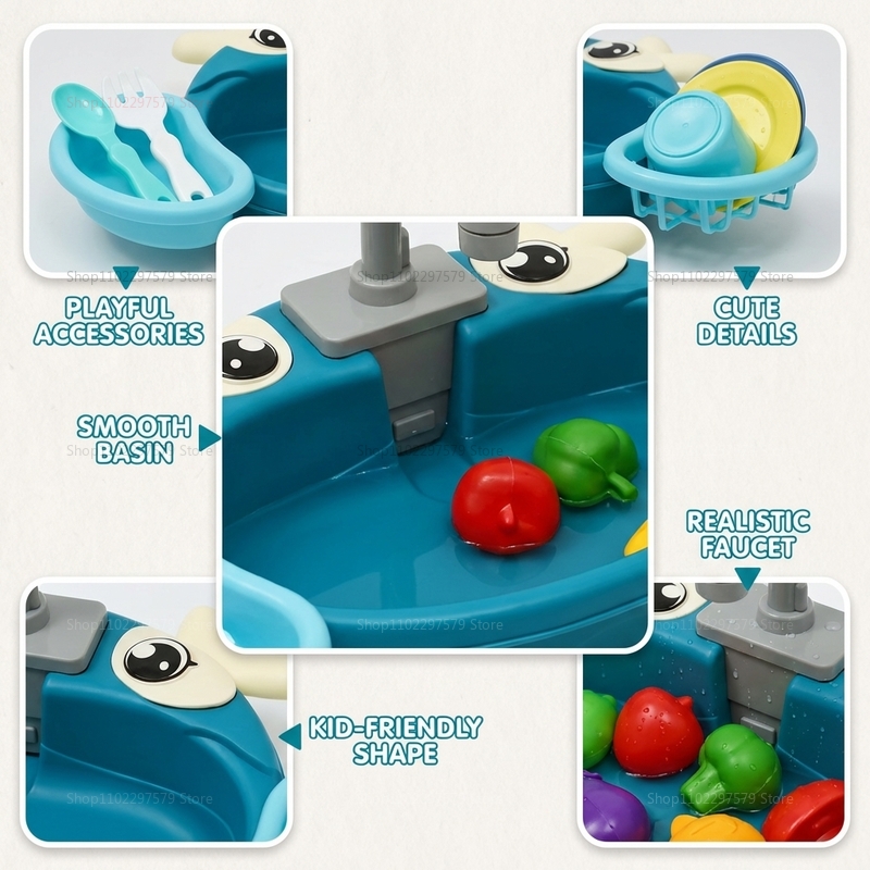 Children Play Kitchen Set with - Kids Outdoor Toys B&Q recensione e prezzo