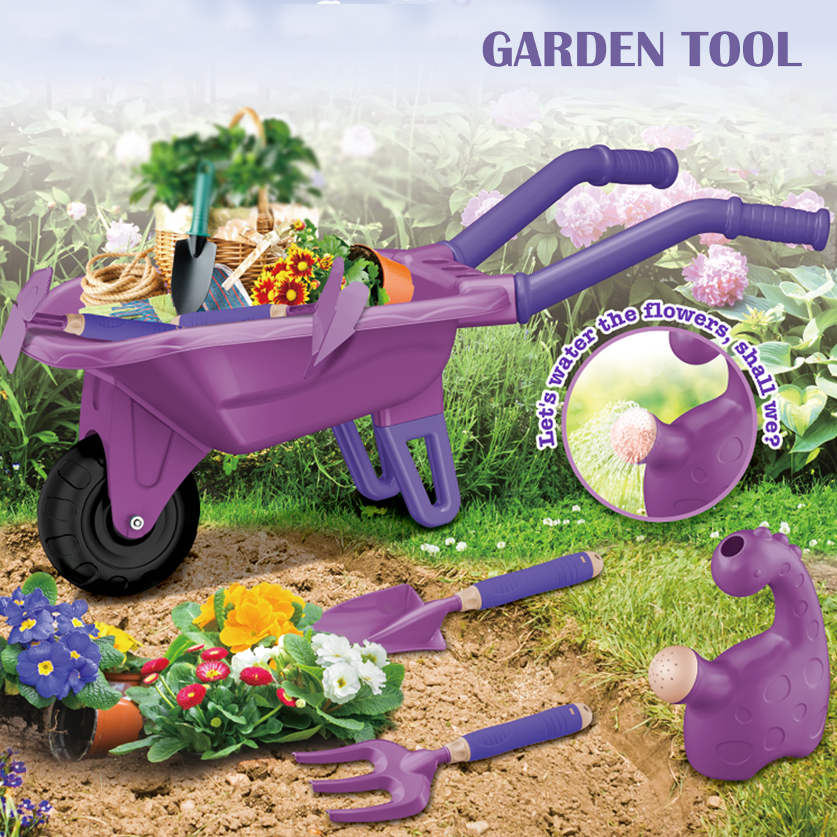 Gardening Tool Set Toys for ki - Kids Outdoor Garden Toys recensione e prezzo