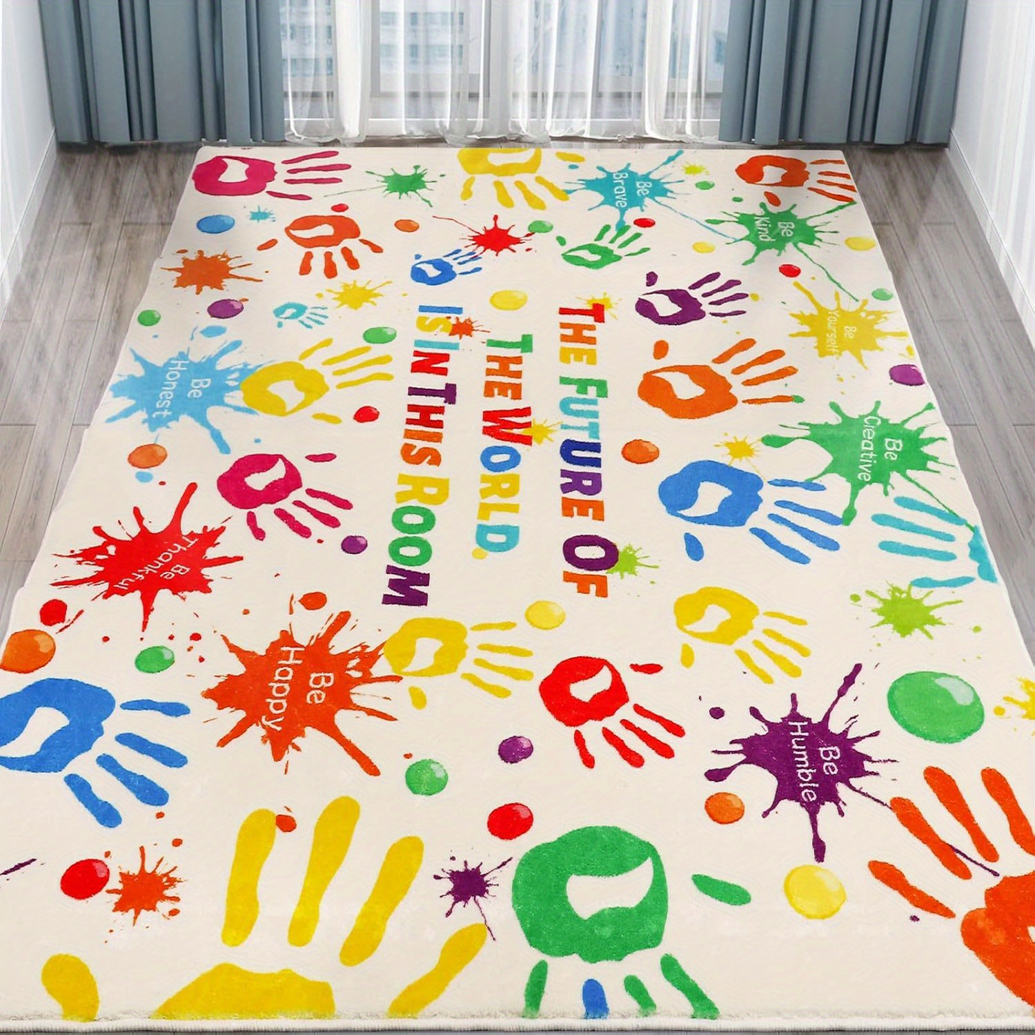 Colorful Handprint Inspiration - Kids Outdoor Quotes recensione e prezzo