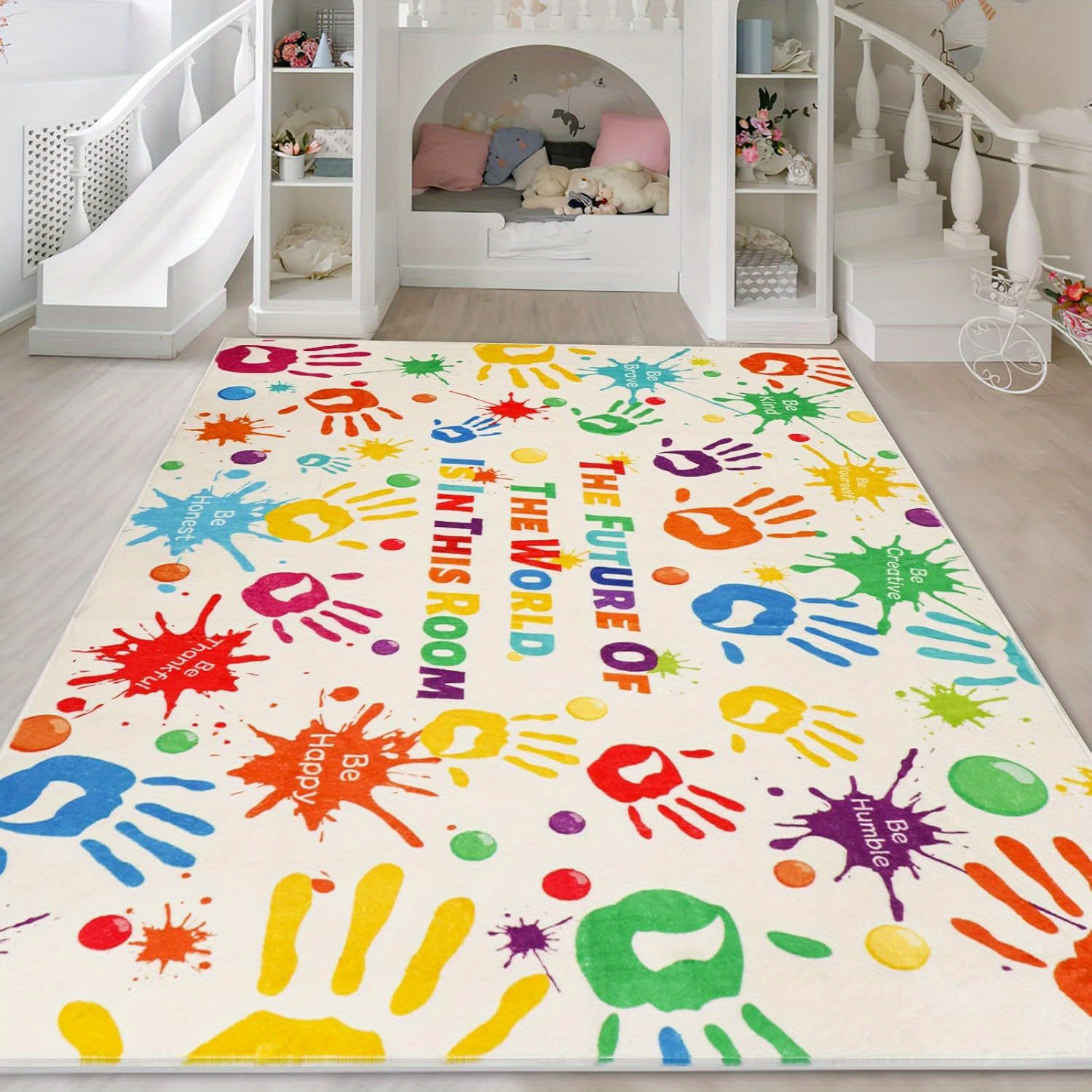 Colorful Handprint Inspiration - Kids Outdoor Quotes recensione e prezzo