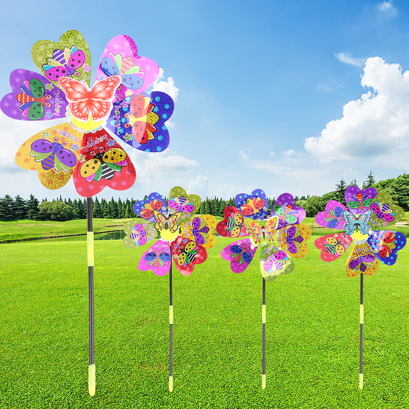 1Pc Colorful Sequin Windmill C - Kids Outdoor Garden Toys recensione e prezzo