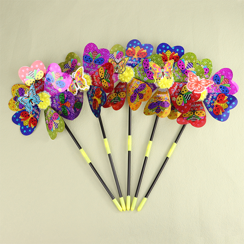 1Pc Colorful Sequin Windmill C - Kids Outdoor Garden Toys recensione e prezzo