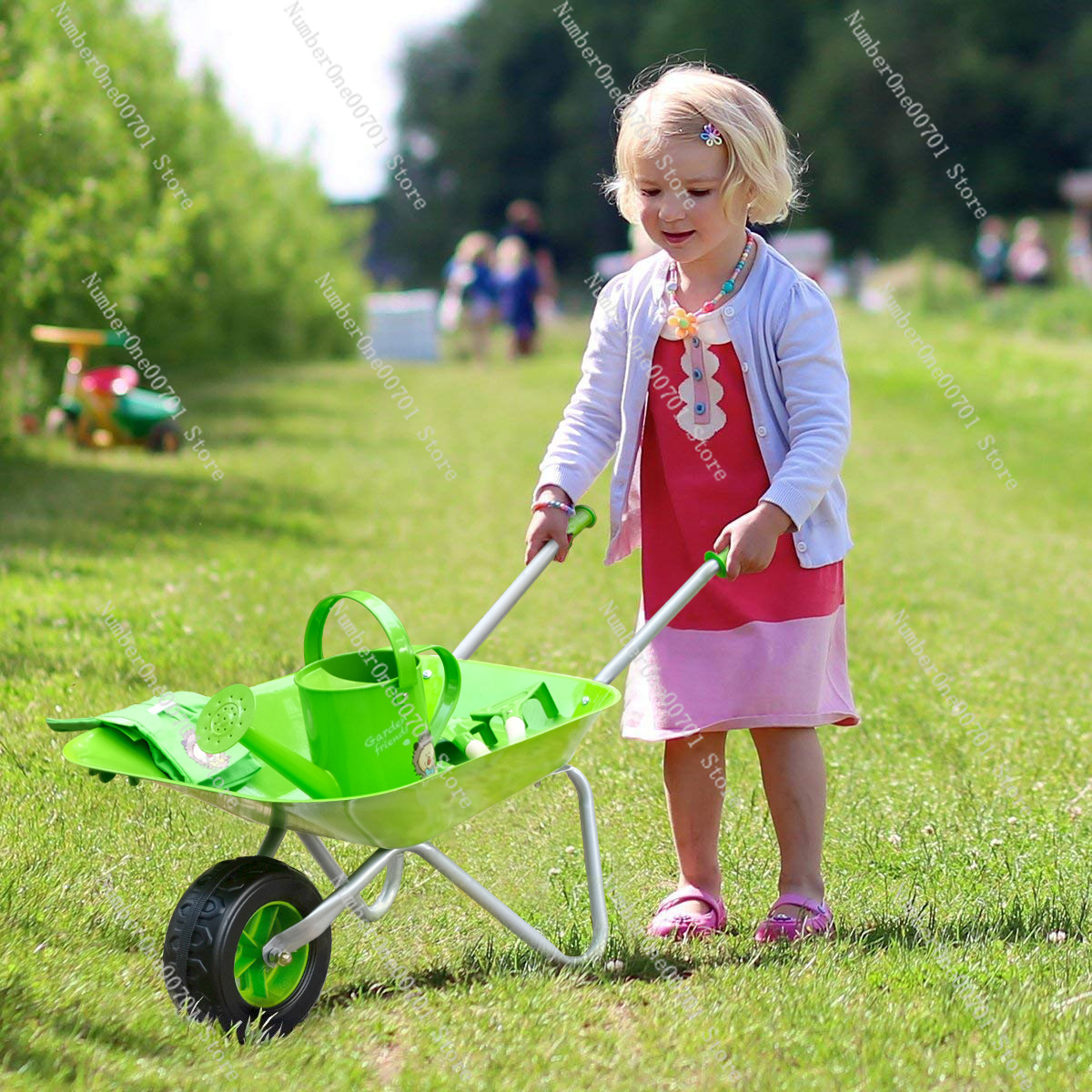 Kids Outdoor Wheelbarrow, Gree - Kids Outdoor Garden Toys recensione e prezzo