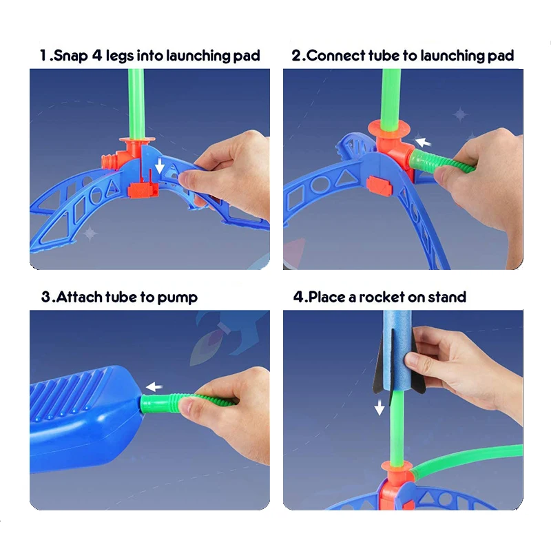 B Kid Outdoor Rocket Foot Pump - Kids Outdoor Toys B&Q recensione e prezzo