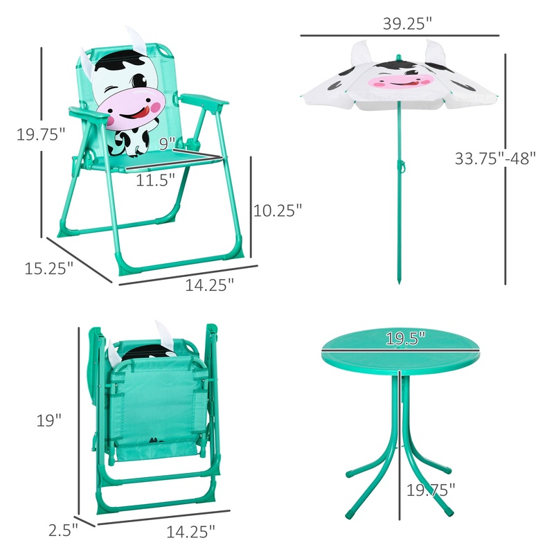 Outdoor Folding Kids Table and - Kids Outdoor Folding Chair recensione e prezzo