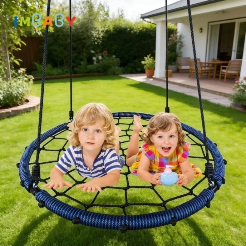 IMBABY Kids Round Net Nest Swi - Kids Outdoor Nest Swing recensione e prezzo