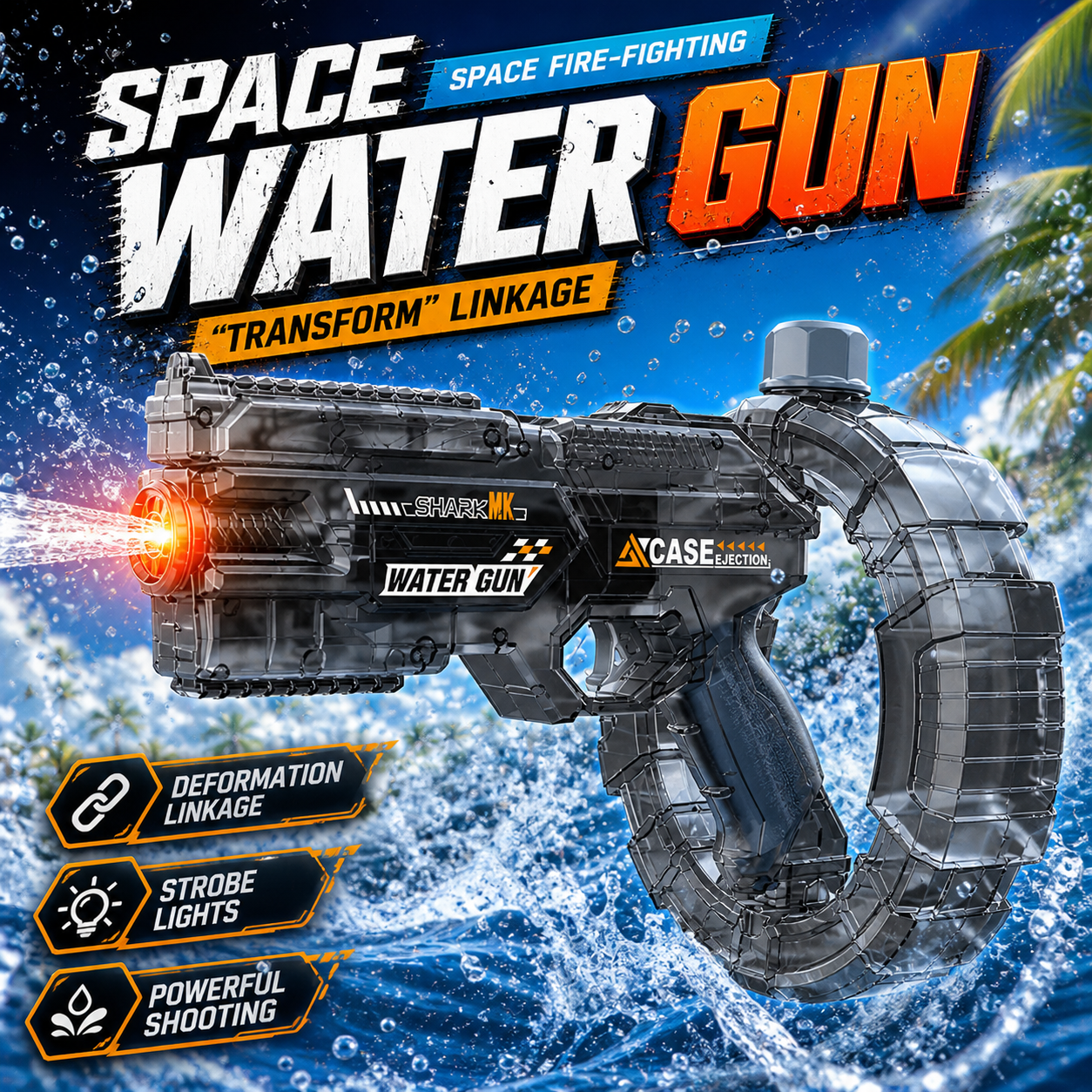 Electric Water Gun with Flashi - Kids Outdoor Music recensione e prezzo