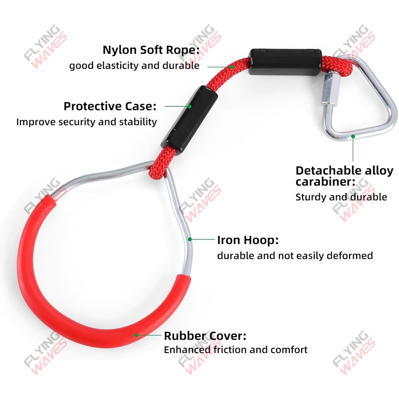 Kids Hanging GYM Ring Swing Cl - Kids Outdoor Monkey Bars recensione e prezzo
