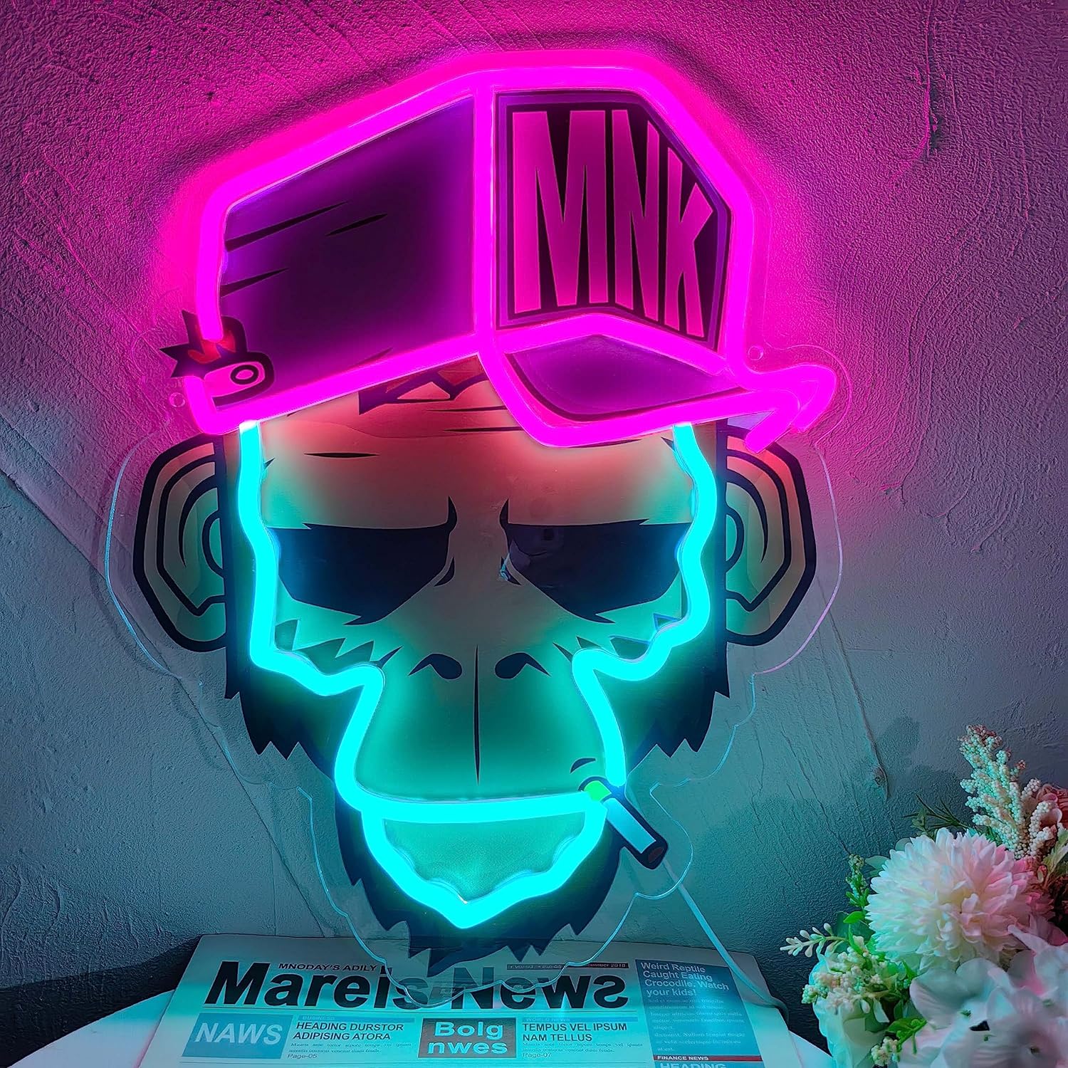 Cool Monkey with Hat Neon Sign - Kids Outdoor Monkey Bars recensione e prezzo