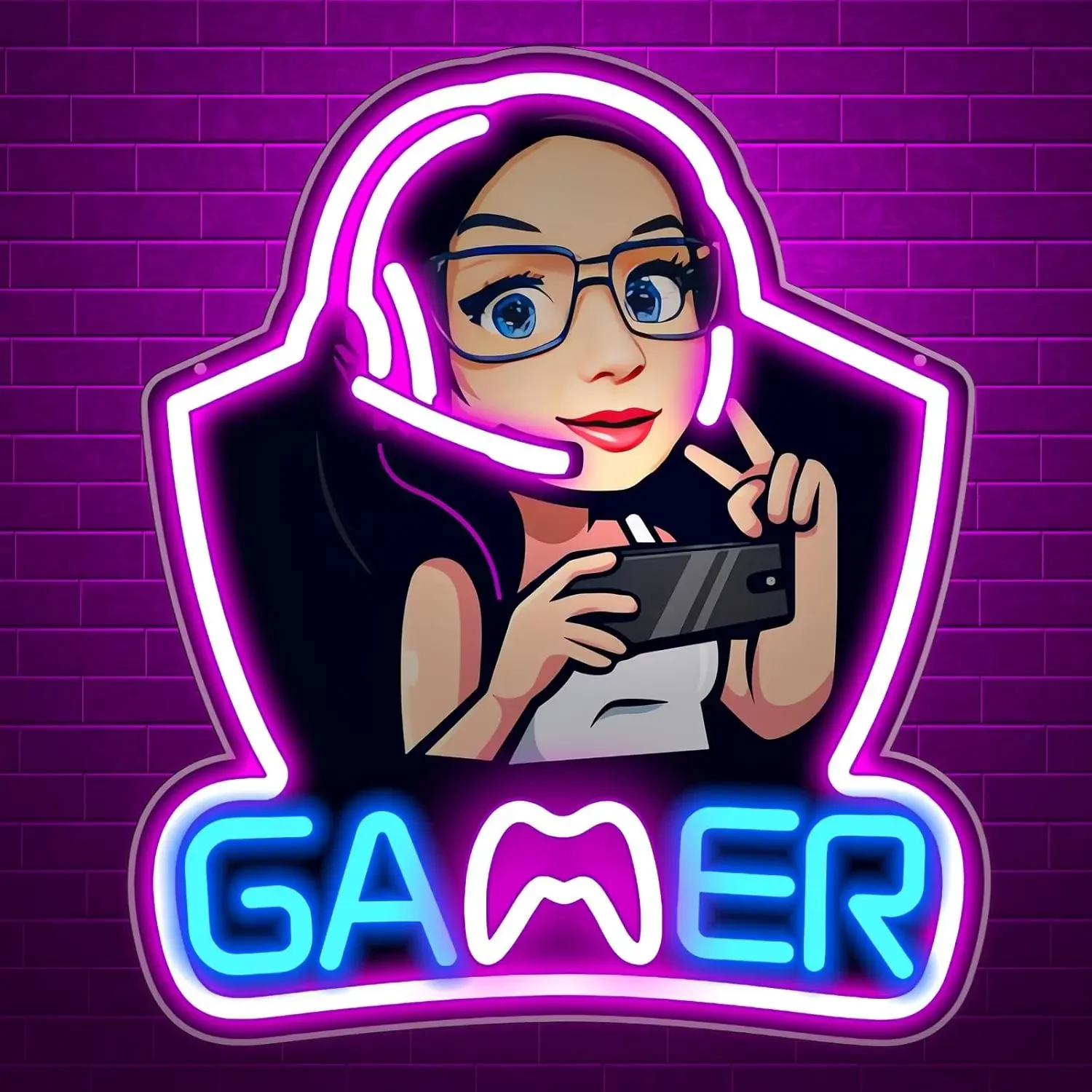 Monkey Gamer Neon Sign USB Dim - Kids Outdoor Monkey Bars recensione e prezzo