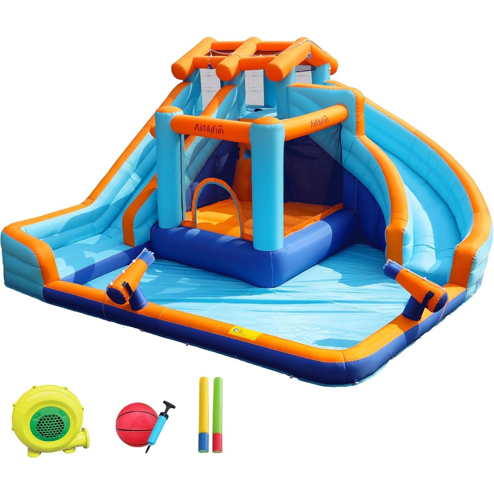 Large Water Slide Bounce House - Kids Outdoor Play recensione e prezzo