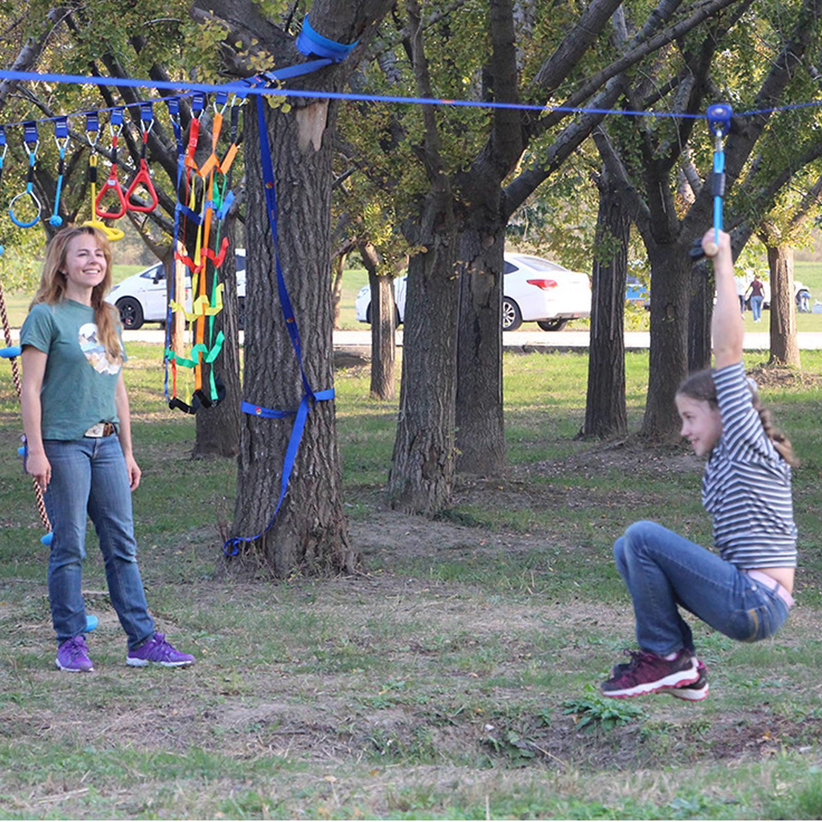 Outdoor Pulley Zip Line Quick  - Kids Outdoor Zipline recensione e prezzo