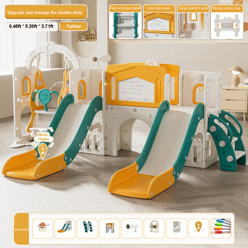 Double Slide Set Toddlers Indo - Kids Outdoor Swing Set With Slide recensione e prezzo